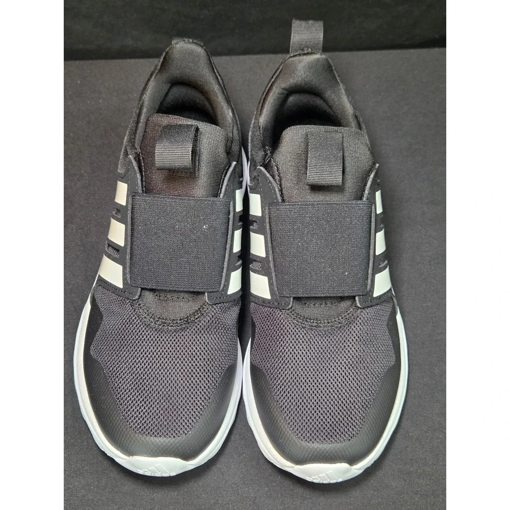 Adidas Tensaur Run 2.0 Kids Slip On Sneakers Black White GW4060 Size‎ 3.5Y
